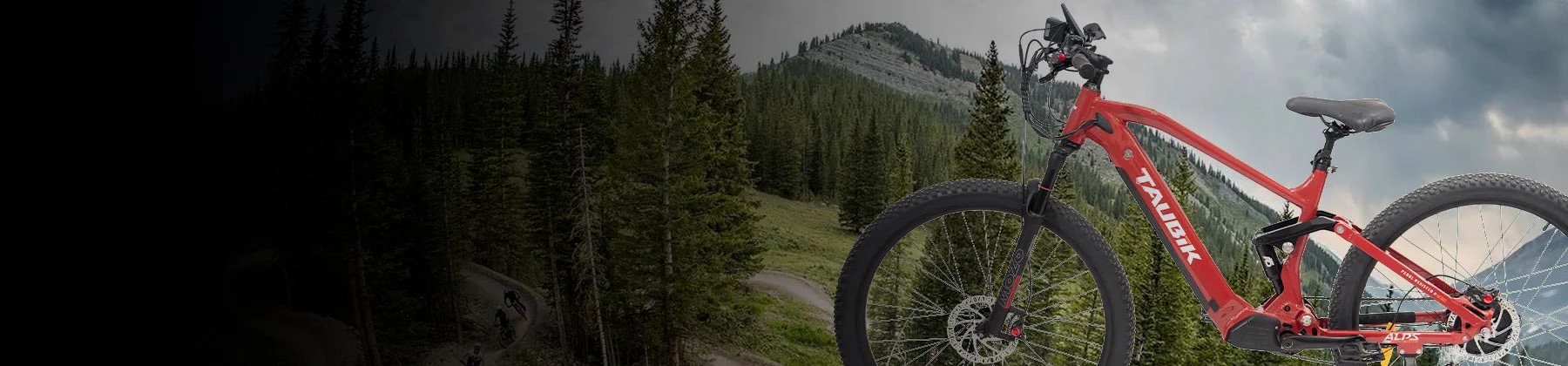 Vélo électrique Taubik en montagne